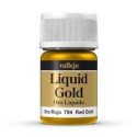 Liquid gold, Red Gold. Bote 35 ml. Marca Vallejo. Ref: 70.794.