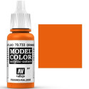 Acrilico Model Color, Naranja fluorescente, ( 207 ). Bote 17 ml. Marca Vallejo. Ref: 70.733.