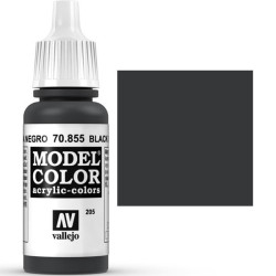 Acrilico Model Color, Patina negro, ( 205 ). Bote 17 ml. Marca Vallejo. Ref: 70.855.
