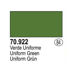 Acrilico Model Color, Verde Uniforme, ( 084 ). Bote 17 ml. Marca Vallejo. Ref: 70.922.