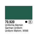 Acrilico Model Color, Uniforme Alemán, ( 085 ). Bote 17 ml. Marca Vallejo. Ref: 70.920.