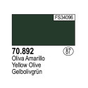 Acrilico Model Color, Oliva amarillo, ( 101 ). Bote 17 ml. Marca Vallejo. Ref: 70.892, 70892.