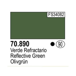 Acrilico Model Color, Verde Refrectario ( 106 ). Bote 17 ml. Marca Vallejo. Ref: 70.890, 70890.