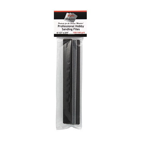 Pack de 3 limas gruesas, 100/180 grano. Marca Albion Alloys. Ref: 341.