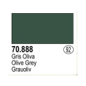Acrilico Model Color, Gris oliva ( 092 ). Bote 17 ml. Marca Vallejo. Ref: 70.888.