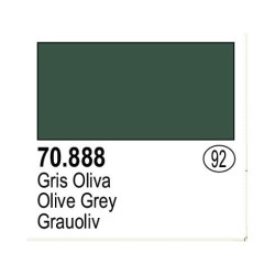 Acrilico Model Color, Gris oliva ( 107 ). Bote 17 ml. Marca Vallejo. Ref: 70.888, 70888.