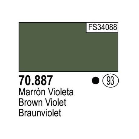 Acrilico Model Color, Marrón Violeta ( 093 ). Bote 17 ml. Marca Vallejo. Ref: 70.887.