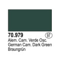 Acrilico Model Color, Alemán Camuflaje Verde oscuro ( 097 ). Bote 17 ml. Marca Vallejo. Ref: 70.979.