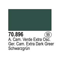 Acrilico Model Color, Alemán Camuflaje Verde extra oscuro ( 102 ). Bote 17 ml. Marca Vallejo. Ref: 70.896, 70896.