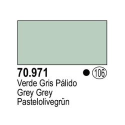 Acrilico Model Color, Verde Gris palido ( 106 ). Bote 17 ml. Marca Vallejo. Ref: 70.971.