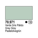 Acrilico Model Color, Verde Gris palido ( 167 ). Bote 17 ml. Marca Vallejo. Ref: 70.971, 70971.