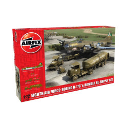 Set Eighth Air Force: Boeing B-17G™ & Bomber Re-supply . Escala 1:72. Marca Airfix. Ref: A12010.