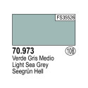 Acrilico Model Color, Verde gris medio ( 108 ). Bote 17 ml. Marca Vallejo. Ref: 70.973.
