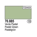 Acrilico Model Color, Verde pastel ( 109 ). Bote 17 ml. Marca Vallejo. Ref: 70.885.