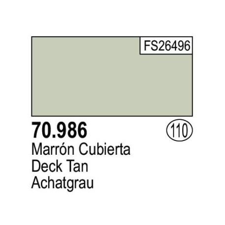 Acrilico Model Color, Marrón cubierta ( 110 ). Bote 17 ml. Marca Vallejo. Ref: 70.986.