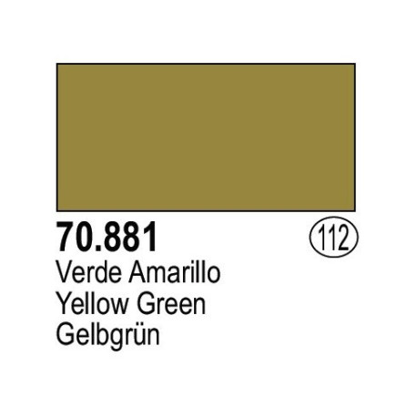 Acrilico Model Color, Verde amarillo ( 112 ). Bote 17 ml. Marca Vallejo. Ref: 70.881.