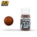 Xtreme Metal, copper. Contiene 35 ml. Marca AK Interactive. Ref: AK473.