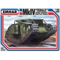 Tanque heavy battle, Mk IV " Female " WWI. Escala 1:35. Marca Emhar. Ref: EM4002.