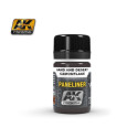 Paneliner para camuflaje arena y desierto. Bote de 35 ml. Marca AK Interactive. Ref: AK2073.