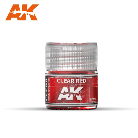 Clear red. Cantidad 10 ml. Marca AK Interactive. Ref: RC503.