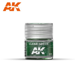 Clear green. Cantidad 10 ml. Marca AK Interactive. Ref: RC505.