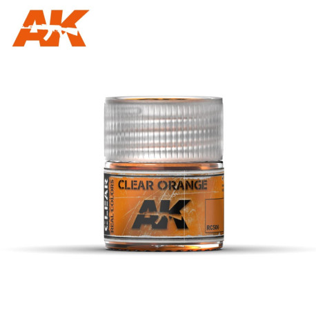 Clear Orange. Cantidad 10 ml. Marca AK Interactive. Ref: RC506.