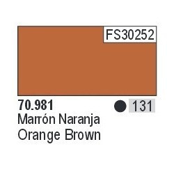 Acrilico Model Color, Marrón anaranjado ( 160 ). Bote 17 ml. Marca Vallejo. Ref: 70.981, 70981.
