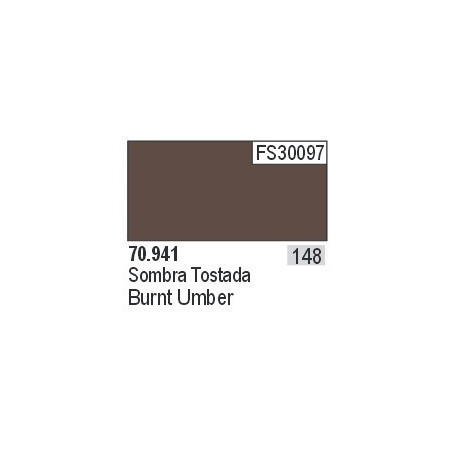 Acrilico Model Color, Sombra tostada ( 148 ). Bote 17 ml. Marca Vallejo. Ref: 70.941.