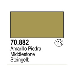 Acrilico Model Color, Amarillo piedra ( 124 ). Bote 17 ml. Marca Vallejo. Ref: 70.882, 70882.