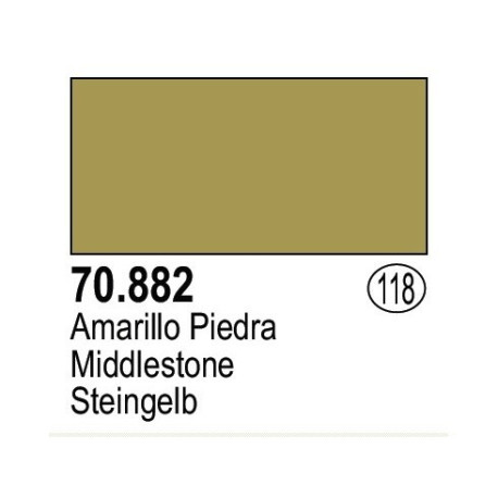 Acrilico Model Color, Amarillo piedra ( 118 ). Bote 17 ml. Marca Vallejo. Ref: 70.882.