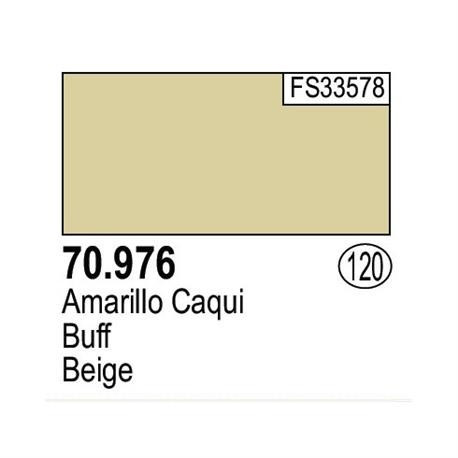 Acrilico Model Color, Amarillo caqui ( 120 ). Bote 17 ml. Marca Vallejo. Ref: 70.976.