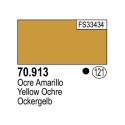 Acrilico Model Color, Ocre amarillo ( 121 ). Bote 17 ml. Marca Vallejo. Ref: 70.913.