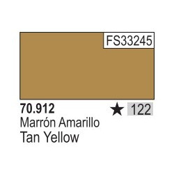 Acrilico Model Color, Marrón amarillo ( 122 ). Bote 17 ml. Marca Vallejo. Ref: 70.912.