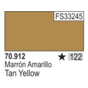 Acrilico Model Color, Marrón amarillo ( 122 ). Bote 17 ml. Marca Vallejo. Ref: 70.912.