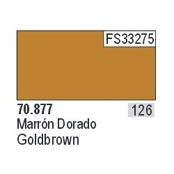 Acrilico Model Color, marrón dorado ( 126 ). Bote 17 ml. Marca Vallejo. Ref: 70.877.