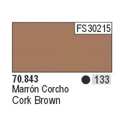 Acrilico Model Color, Corcho marrón ( 14 ). Bote 17 ml. Marca Vallejo. Ref: 70.843, 70843.