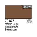 Acrilico Model Color, Marrón beige ( 135 ). Bote 17 ml. Marca Vallejo. Ref: 70.875.