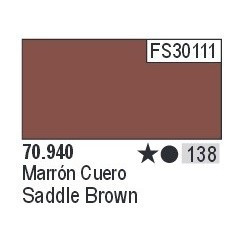 Acrilico Model Color, Cuero marrón ( 138 ). Bote 17 ml. Marca Vallejo. Ref: 70.940.