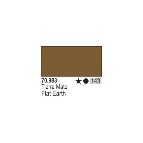 Acrilico Model Color, Tierra Mate ( 151 ). Bote 17 ml. Marca Vallejo. Ref: 70.983,70983.