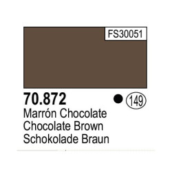 Acrilico Model Color, Marrón chocolate ( 135 ). Bote 17 ml. Marca Vallejo. Ref: 70.872, 70872.