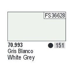 Acrilico Model Color, Gris blanco ( 151 ). Bote 17 ml. Marca Vallejo. Ref: 70.993.