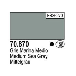 Acrilico Model Color, Gris marina medio ( 171 ). Bote 17 ml. Marca Vallejo. Ref: 70.870, 70870