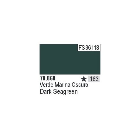 Acrilico Model Color, verde marina oscuro ( 163 ). Bote 17 ml. Marca Vallejo. Ref: 70.868.