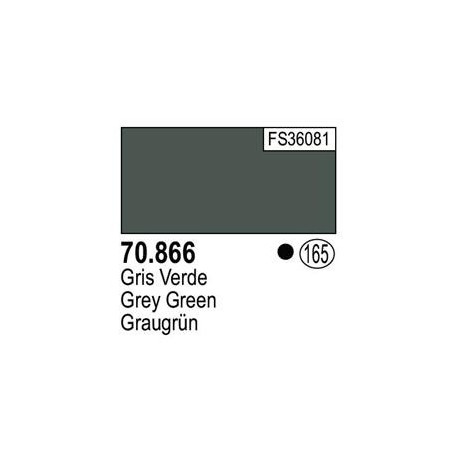Acrilico Model Color, Gris Verde ( 165 ). Bote 17 ml. Marca Vallejo. Ref: 70.866.