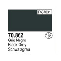 Acrilico Model Color, gris negro ( 168 ). Bote 17 ml. Marca Vallejo. Ref: 70.862.