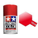 Spray metallic Red, Rojo metálico (85018). Bote 100 ml. Marca Tamiya. Ref: TS-18.