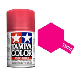 Spray clear Red, Rojo transparente (85074). Bote 100 ml. Marca Tamiya. Ref: TS-74.