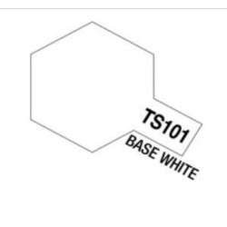 Spray Base white, Blanco base (85101). Bote 100 ml. Marca Tamiya. Ref: TS-101, TS101.