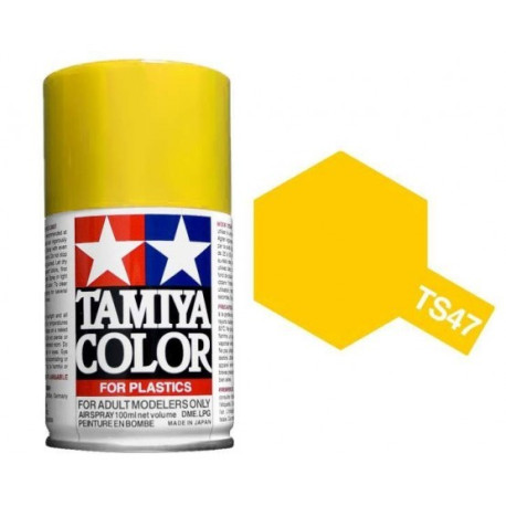 Spray Chrome yellow, amarillo cromo (85047). Bote 100 ml. Marca Tamiya. Ref: TS-47.