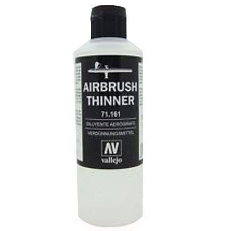 Diluyente Aerografo. Bote 200 ml. Marca Vallejo. Ref: 71.161.